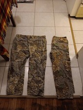 Vtg 90s Walls Outdoor Camo Cargo Double Knee Adjustable Hunting Pants Men 46 x34