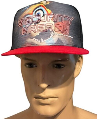 Five Nights at Freddy's Youth Security Breach Snapback Adjustable Hat - Red