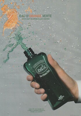 Werbepapier - Advertising Paper - Eau d'Orange Verte d'Hermès