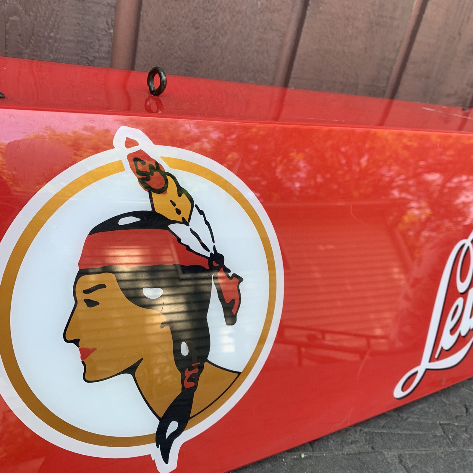 Leinenkugel’s Beer Dual Indian Maiden Logo Pool Table Light Billiard