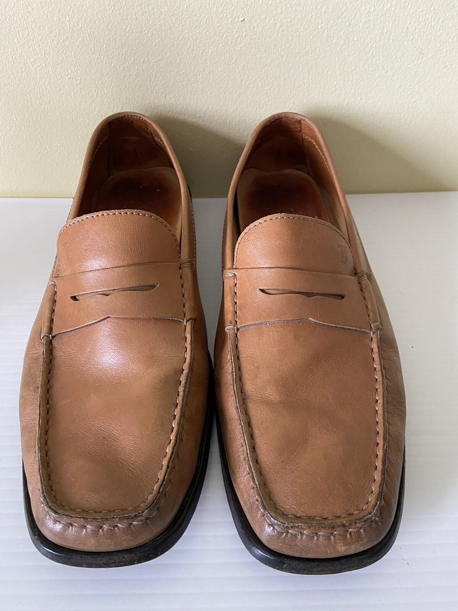 Tod\'s Brown Leather Men\'s Driving Loafers Size 6.5 Leather loafers in brown - Tods Junior | Mytheresa main image 3