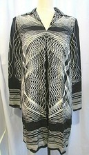 STUDIO M WOMEN'S BLACK SHIFT LONG SLEEVE DRESS SIZE XS NEW WITH TAGS