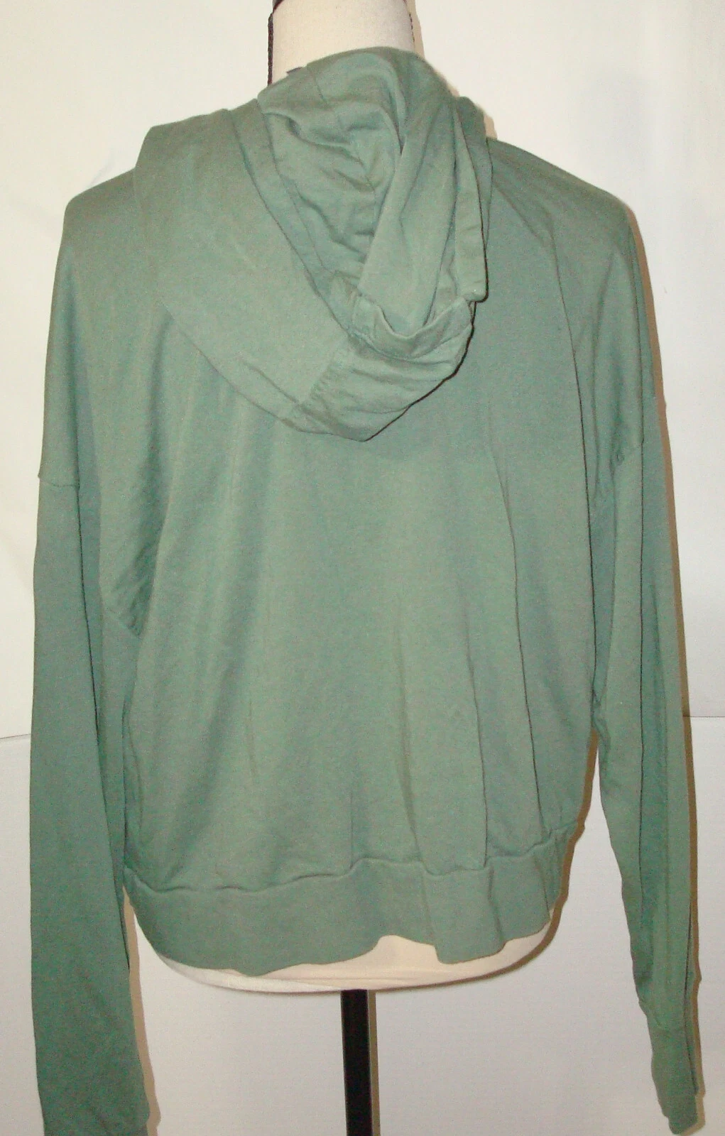 VETEMENTS Felpa con cappuccio donna verde after class relaxed XL 14 crop felpa Betty moda biologica nuova con etichette