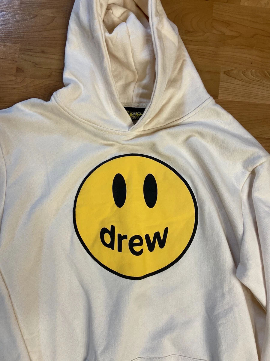 Drew Skate House Mascot Hoodie Ivory Cream Off white Size