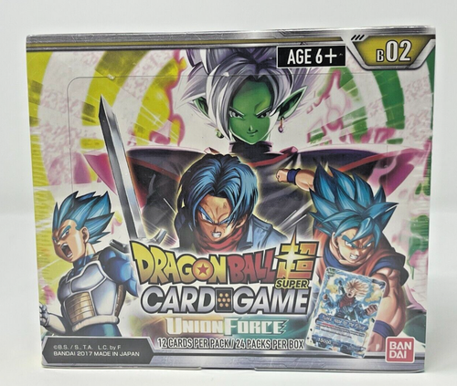 Dragon Ball Super- Union Force - SEALED Booster Box TCG BOX HAS SOME SUN FADING