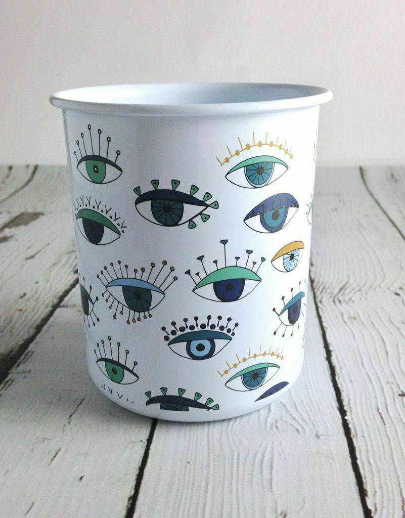 DANICA STUDIOS 'BIRDLAND' SMALL ZIP POUCH AND PENCIL CUP/COSMETIC CADDY COMBO 