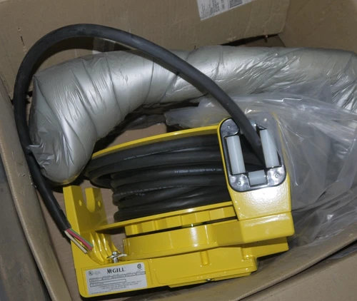 McGill 5007-8707 AUTO-LOC Heavy-Duty Electrical Cable Cord Reel 40ft. 12/4 New