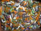 50ct ASSORTMENT 1.5" Micro CRAWS Crappie Fishing Baits Panfish Trout Lures Bream