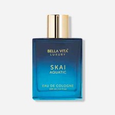 BellaVita Luxury Skai Aquatic Unisex  EAU DE COLOGNE Perfume Long Lasting 100ml.