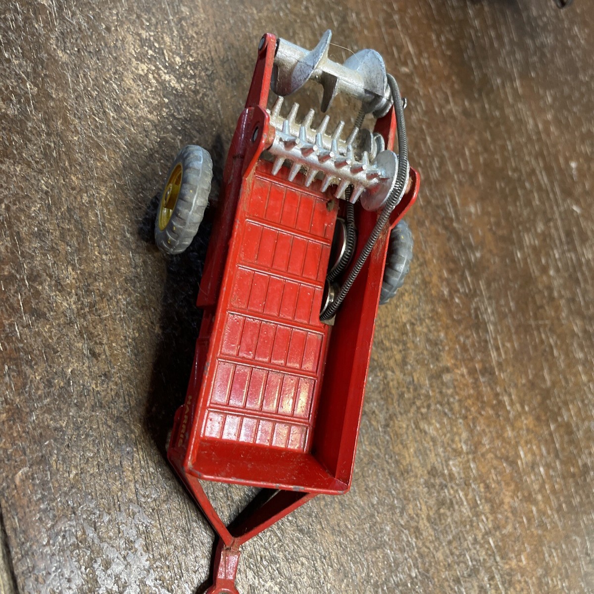 【Dinky Supertoys】 893 トラクター ベージュボックス付 Dinky Toys F n° 897 Tracteur Willème avec semi-remorque