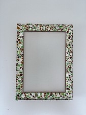 Handmade Sea Glass Picture Frame