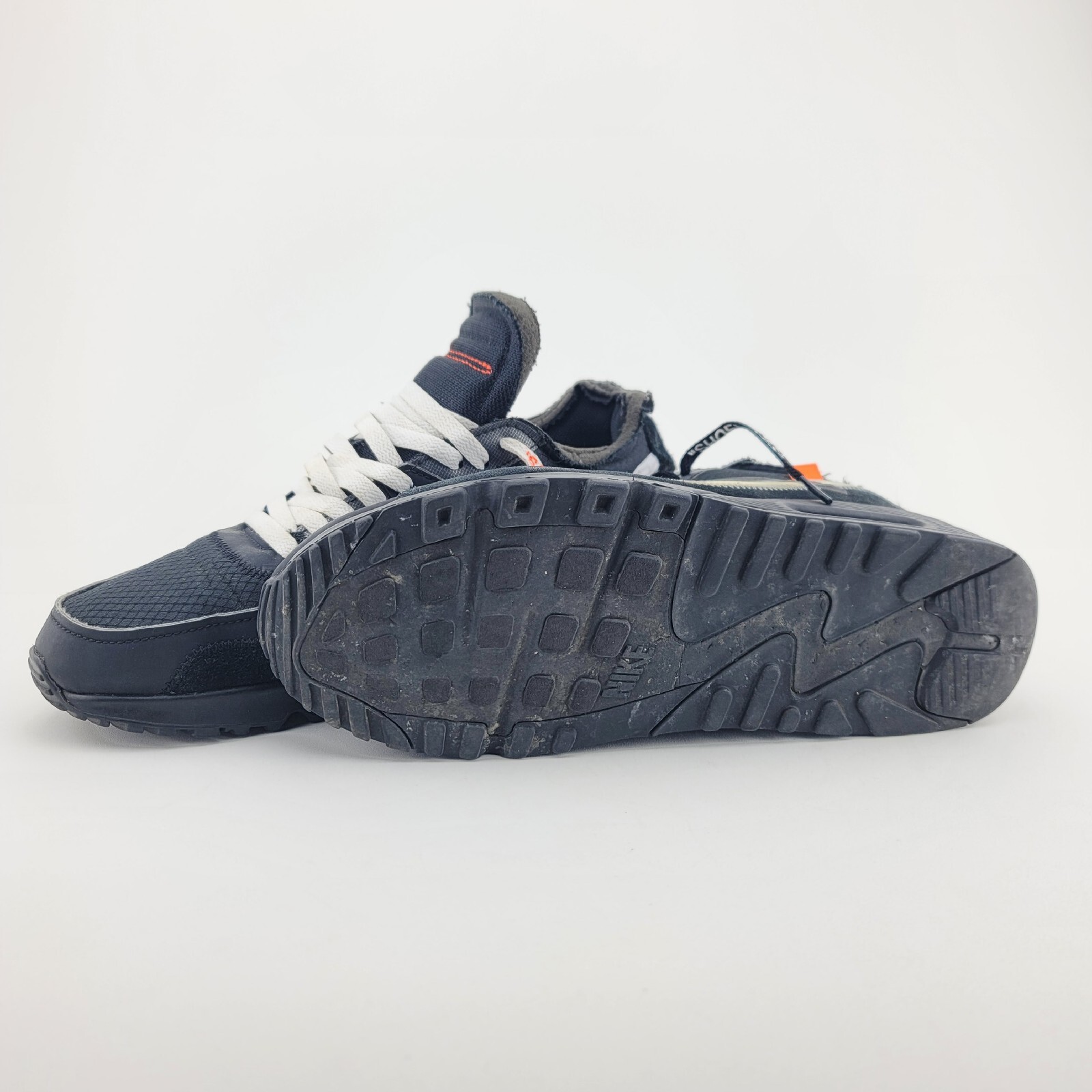 OFF WHITE X NIKE Nike Air Max 90 x OFF WHITE Nero 2019 AA7293 001 Uomo 10
