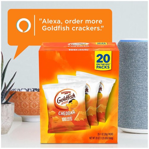 Goldfish Cheddar Käse Cracker, gebackene Snack Cracker, 1 Unze Snack Pac für unterwegs - Bild 6 von 9