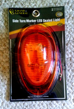 BRAND NEW Grand General 76370 Amber Oval 12-LED Side Turn / Marker Signal 12 LED