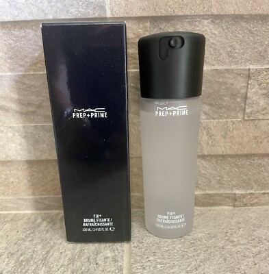 NEW IN BOX! MAC Prep + Prime Fix Skin Refresher/Finishing Mist Face Spray 3.4 oz