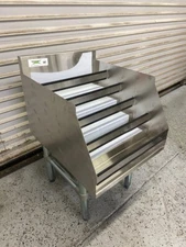 NEW 18" Liquor Bottle Display Rack 5 Tier Storage Under Bar NSF Regency #7247