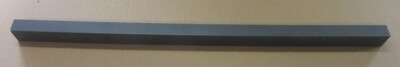 PVC-U CAW Platte Streifen 40mm Dunkelgrau 726 x 26mm Technischer Kunststoff