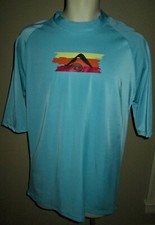 KANU Surf UPF 50 SHIRT 2XL Echo Rash Guard XXL NEW AQUA Comfort NWT Surfing