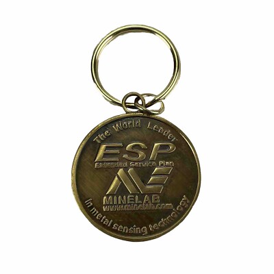 Minelab Key Ring ESP Extended Service Plan Brass metal detector Explorer e-trac