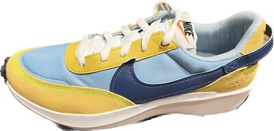 Mens Size 8.5 - NIKE Waffle Debut Blue Sanded Gold DH9522-400 Sneakers Shoes