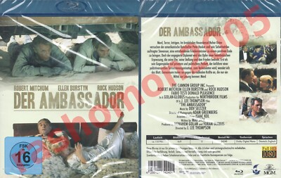 Blu-ray DER AMBASSADOR (1984) Robert Mitchum Ellen Burstyn Rock Hudson Neu+OVP