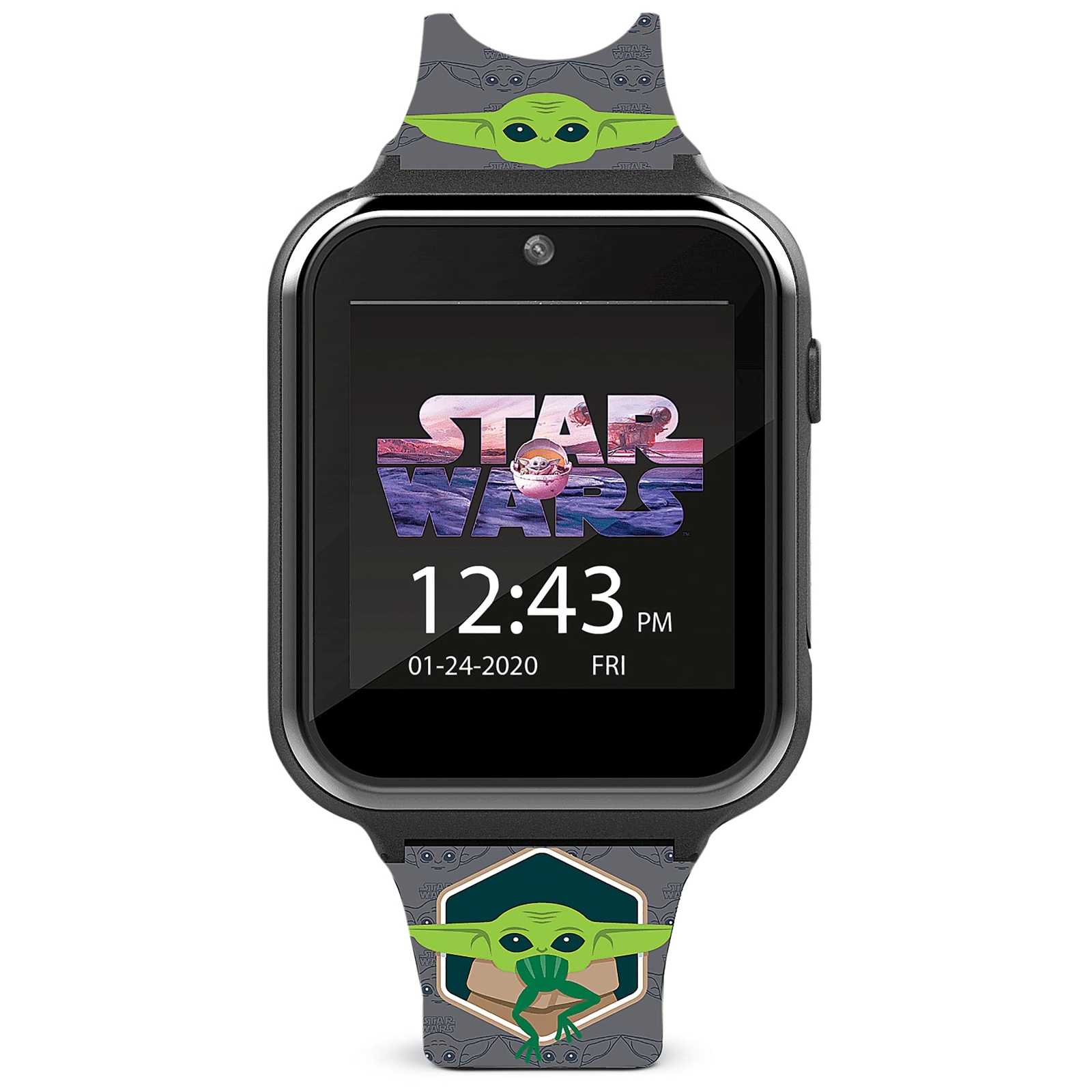 Accutime MNL4023 Kinder Smartwatch The Mandalorian, Kinderuhr mit Selfie Kamera,