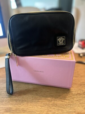 Versace Gorgeous Cosmetic Make Up Bag Case Purse In Box NWOT  display picture 2