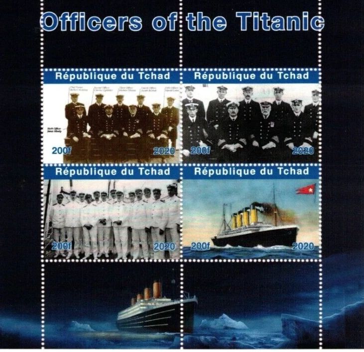 Titanic 2020 MNH stamp sheet (NL196) - Image 1 of 1