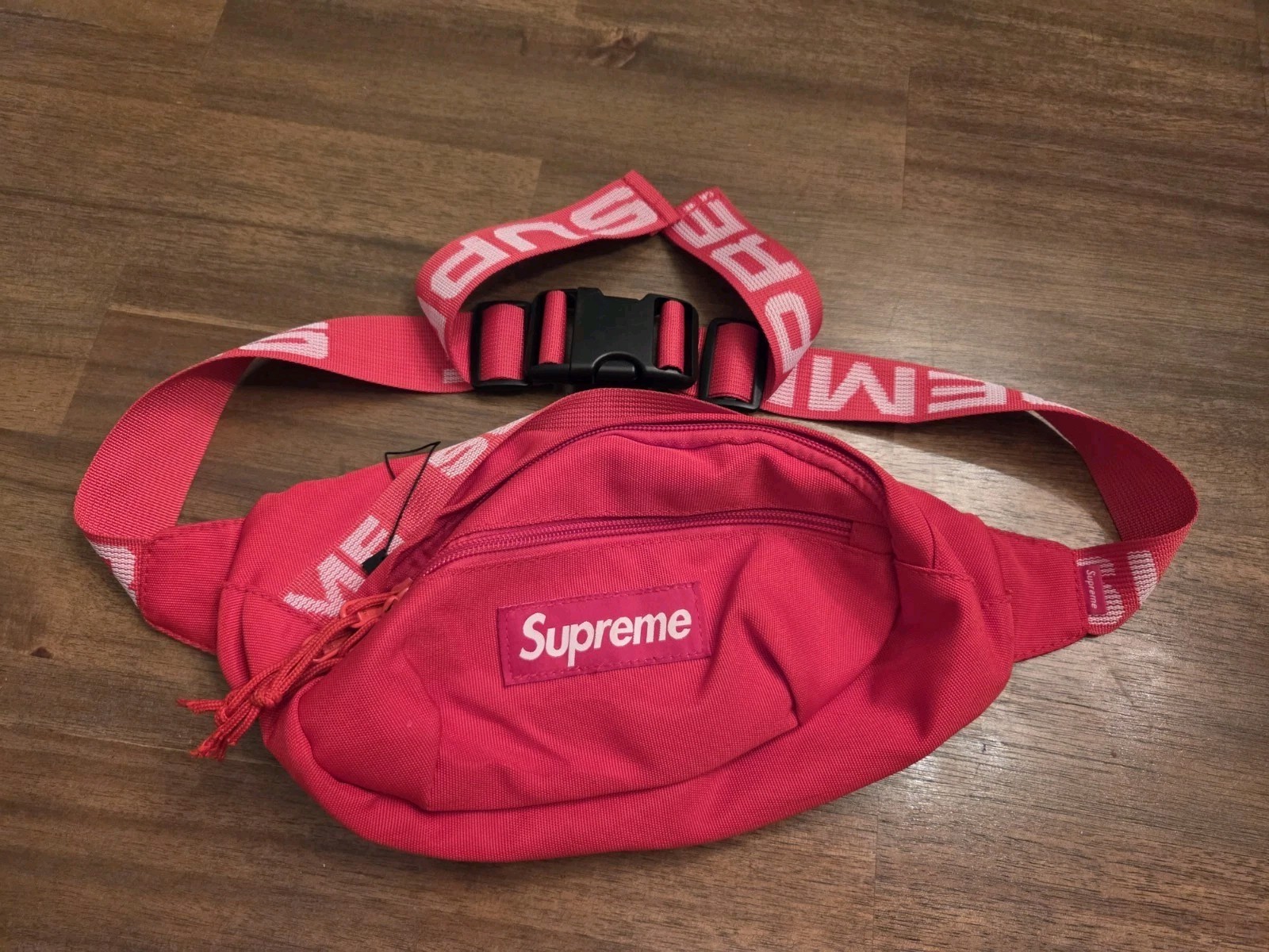 Supreme Red Waist Bag Fanny Pack Cordura Crossbody Shoulder Bag Streetwear