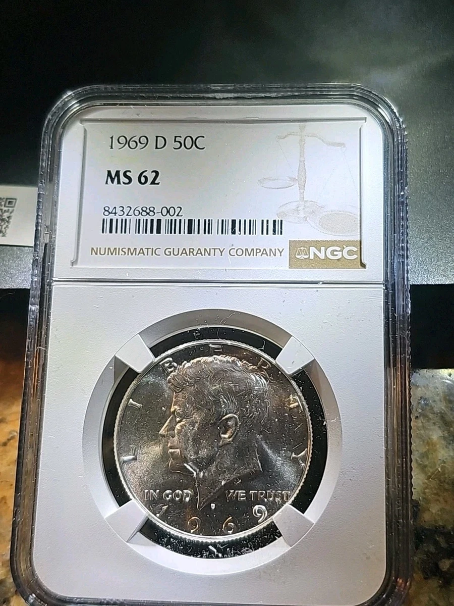 MS 62 Graded Kennedy US Half Dollars (1964-Now) for sale | eBay