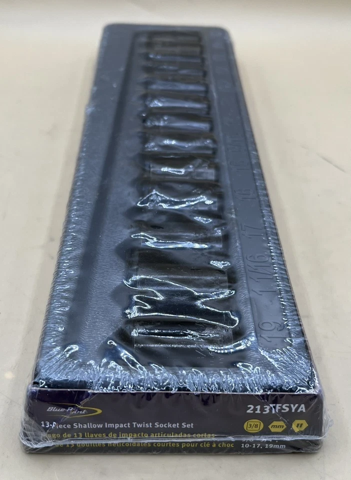 BLUE-POINT 213TFSYA 3/8" DRIVE 13PC METRIC/SAE SHALLOW IMPACT TWIST  (MVP032514) - Image 2 of 3