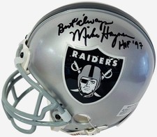 Mike Haynes Autographed Oakland Raiders Mini Helmet
