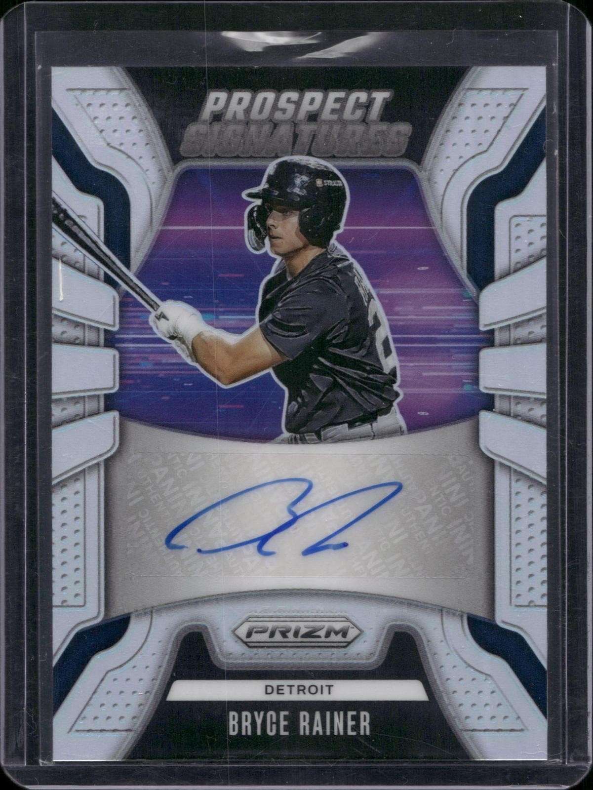2025 Panini Prizm #PS-BR Bryce Rainer Prospect Signatures Auto