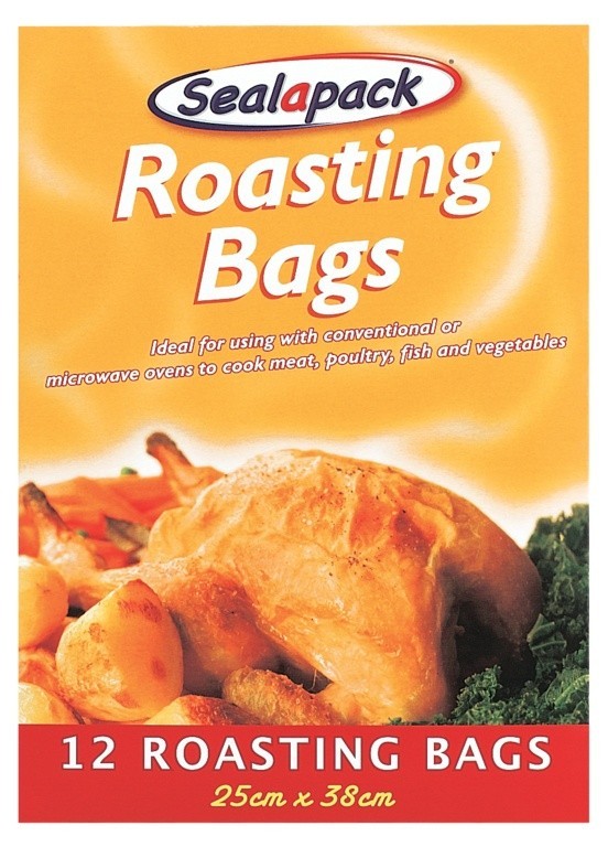 12 Large (25 X 38cm) Roasting Bags Cooking Poultry Chicken Turkey Meat Fish Veg