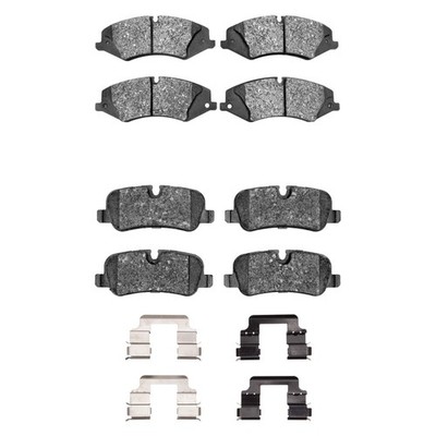 For Land Rover Range Rover 10-12 R1 Concepts Ceramic Front & Rear Brake Pad Set