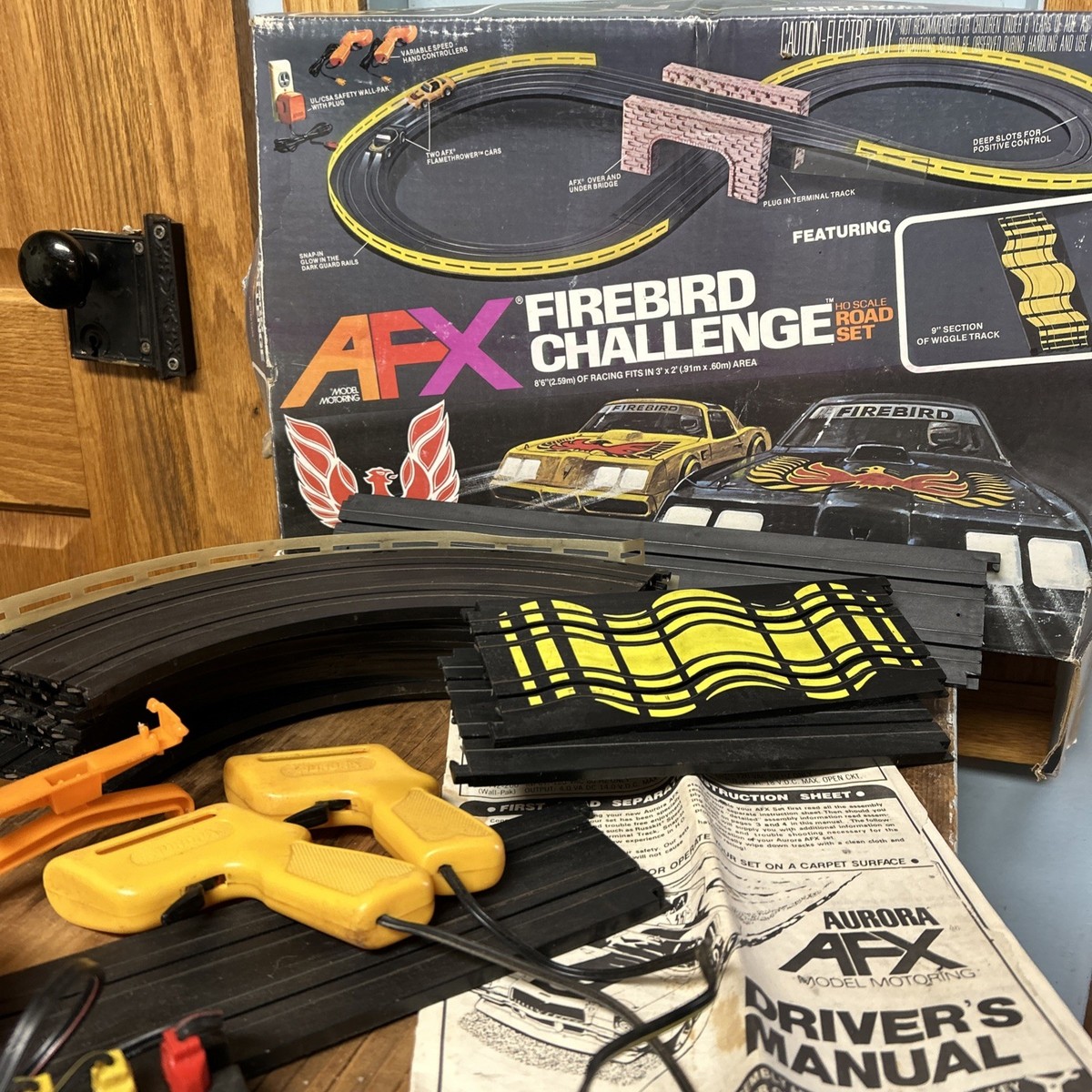 AFX Firebird Challenge Road Set *NOT Complete * HO Rare Aurora