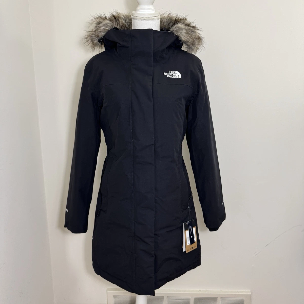 The North Face Arctic Parka レディース フード付き ロング ダウン 