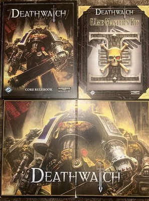 WARHAMMER40K DeathWatch Bundle Core Rulebook+ Game Masters Kit+ GM Sheet