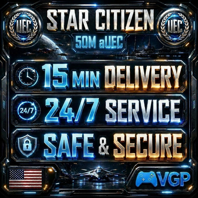Star Citizen aUEC   50M   4.8.2 LIVE | SC aUEC  100% Positive FB