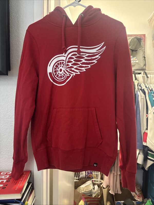 Detroit red wings Red Men’s Hoodie size small 47 Brand