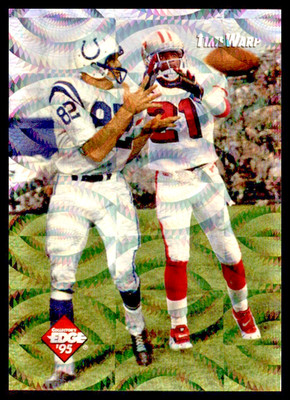 1995 Collectors Edge Time Warp Raymond Berry Deion Sanders #18 of 20 /500