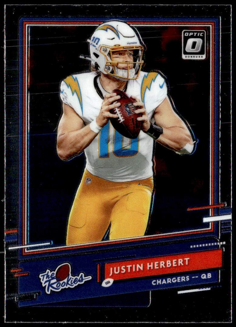 2020 Donruss Optic #TR-JH Justin Herbert The Rookies E1