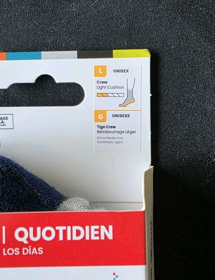 SMARTWOOL PARA HOMBRES TODOS LOS DÍAS JOVIANSPHERE COJÍN CREW CALCETINES AZUL TALLA L#SW001991-NUEVO CON ETIQUETAS Foto 3 de 4