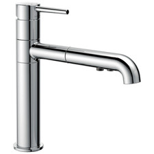 Delta 4159-DST Trinsic Single Handle Pull-Out Kitchen Faucet Chrome