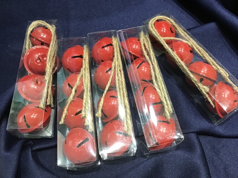 20 WONDERSHOP RED CHRISTMAS JINGLE BELLS 1 1/2” TWINE CORDS! NEW PACKAGES! 🎄🎅