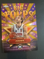 2025 Topps Chrome NBL Xavier Cooks #BR-19 Big Topps /50