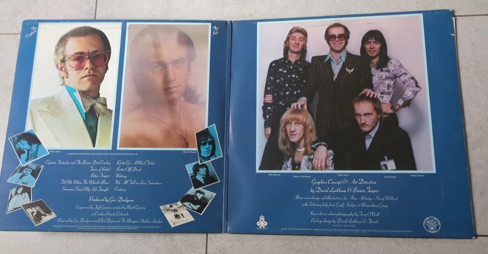 Elton John   Captain Fantastic And The Brown Dirt Cowboy  LP Vinyl 1975 UK VG/VG - Bild 2 von 4