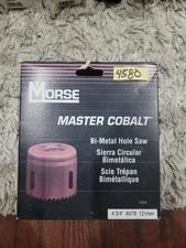 NEW Morse Master Cobalt Bi-Metal 4 3/4 in Hole Saw AV76