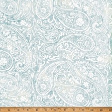Hoffman Batiks Fabric - Bali Batik - Iceberg Paisley X2648-698