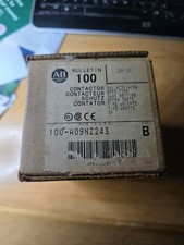 New Allen Bradley 100-A09NZ243 SER B IEC Contactor 3 Pole 9 Amp 24 VDC Coil